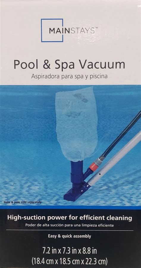 They are easy to clean and sift dirt and debris out of your <b>pool</b> with your pump. . How to use mainstays pool cleaning kit